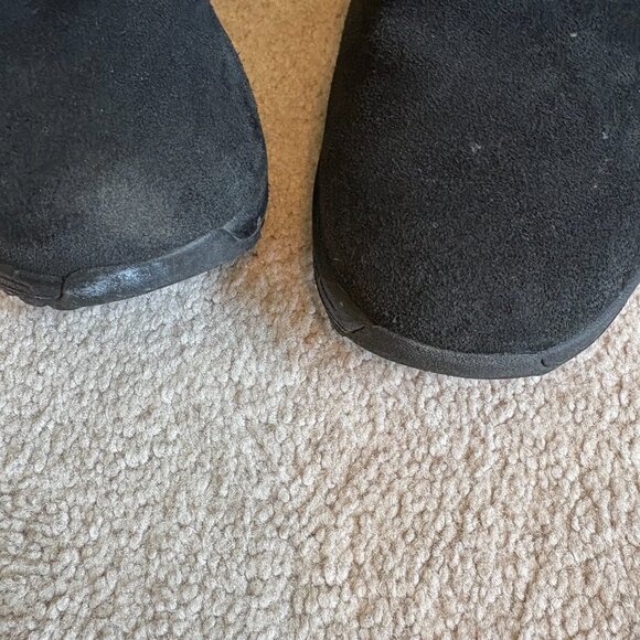 Skechers Shape Ups Women's Winter Boots Size 7 Black Suede Faux Fur - Picture 5 of 11